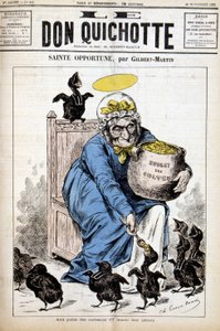 Heilige Opportune en het budget van culten: aan de kleine kraaien geeft ze hun voedsel - in 