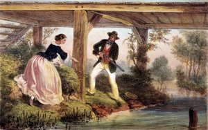 Jacht op snoek in Engeland door Unknown artist
