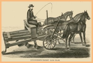 Hutchinson gepatenteerde ploeg door Unknown Artist
