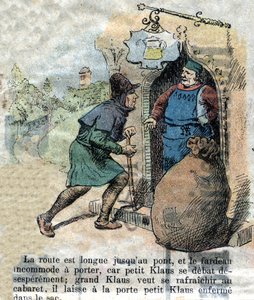 Illustratie eind 19e eeuw voor het verhaal van Hans Christian Andersen (1805-1875) 