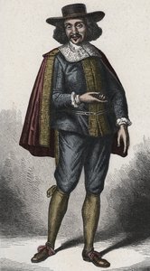Jean Baptiste Poquelin Moliere 1622-1673 door Unknown artist