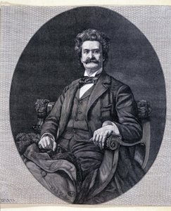 Johann II Strauss Jr. (1825-1899), Oostenrijkse muzikant door Unknown artist