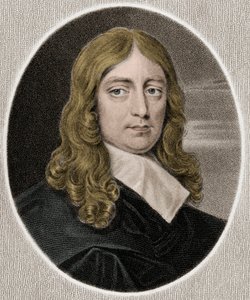 John Milton 1608-1674 (gravure) door Unknown artist