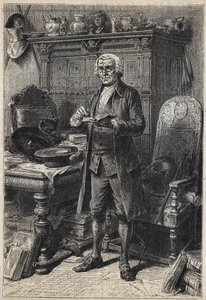 Jonathan Oldenbuck - 19e-eeuwse illustratie voor de roman 