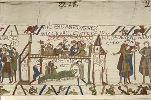 Koning Edward de Belijder op zijn sterfbed, Tapijt van Bayeux