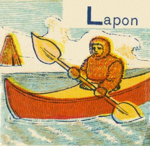 L als Laplander door Unknown artist