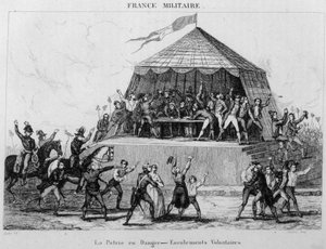 La Patrie en danger - Vrijwillige inschrijvingen