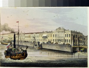 De Engelse kade in Sint-Petersburg (Album van Marie Taglioni)