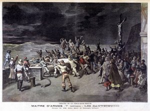 Les rescueurs: 7e schilderij van het stuk 
