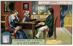 Liebig chromolithografie door Unknown artist