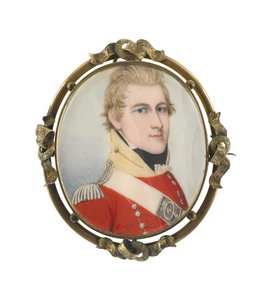Luitenant John Waters, 5th Garrison Battalion door Unknown artist