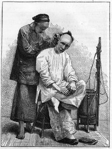 Leven in China in de 19e eeuw: De reizende kapper.