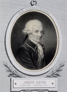 Medailonportret van Musicus Franz Joseph Haydn (1732-1809) door Unknown artist