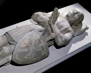Liggend in Bertrand du Guesclin (1320-1380) Saint Denis. Basiliek.
