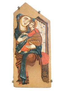 Madonna en Kind door Unknown artist