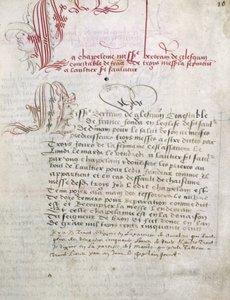 Manuscript gerelateerd aan Du Guesclin (Duguesclin) Bibliothèque Municipale de Dinan.