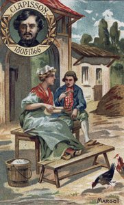 Margot opera komisch uit 1857 door Antoine Louis Clapisson (1808-1866). Chromo uit het einde van de 19e eeuw