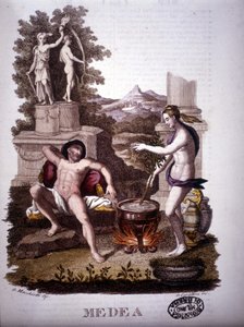 Medea - in Dizionario mitologico door Unknown artist