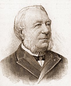 Leden van de Académie Française in 1895: portret van Marie Louis Antoine Gaston Boissier (1823-1908), Franse historicus en filoloog. door Unknown artist