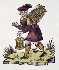 Handelaar van vergeten in 1735 in Parijs door Unknown artist