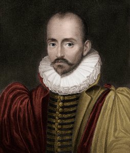 Michel Eyquem de Montaigne 1533-1592 - gravure - 19e eeuw
