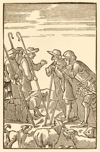 Berg Delectable beklimmen ze nu uit The Pilgrims Progress From This World, To That Which Is To Come door John Bunyan door Unknown