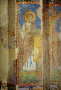 Muurschilderingen in de kerk van het benedictijnenklooster van Lambach, Opper-Oostenrijk (fresco) door Unknown artist