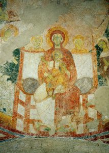 Muurschilderingen in de kerk van het benedictijnenklooster van Lambach, Opper-Oostenrijk (fresco)
