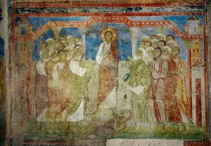 Muurschilderingen in de kerk van het benedictijnenklooster van Lambach, Opper-Oostenrijk (fresco)