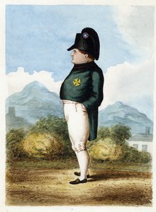 Napoleon Bonaparte op het eiland Sint-Helena door Unknown artist