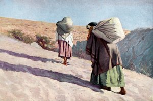 Inheemse Amerikaanse vrouwen van de Hopi-stam, Arizona