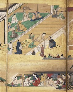 Noh-spel: Funa Benkei door Unknown artist