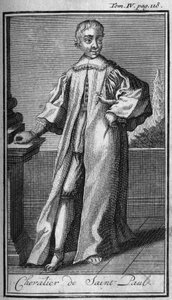 Ridderorden. Ridder van Sint Paulus. In History of military orders or knights, of the secure and routine militias of both sexes, which have been established so far. Editie genomen van Abbe Giustiniani, R.P.Bonani, M. Herman, Schoonebeek, R.P.Heliot.A door Unknown artist