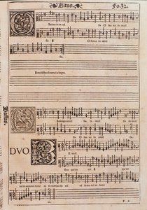 Pagina uit Liber octo missarum (1541) door Unknown artist