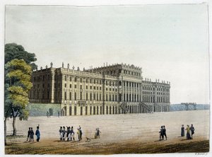Paleis van Schönbrunn in de 19e eeuw door Unknown artist