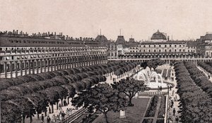 Parijs, Frankrijk: uitzicht op het Koninklijk Paleis