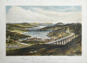 Penryn, Flushing en Falmouth Havens (vanaf de Old Helton Road), ca. 1860-80