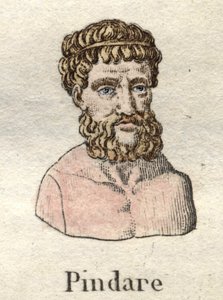 Pindarus (518-v. 438 v.Chr.), Griekse operadichter. door Unknown artist