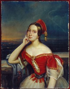 Portret van ballerina Marie Taglioni door Unknown artist