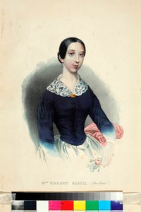 Portret van de zangeres en componiste Pauline Viardot door Unknown artist