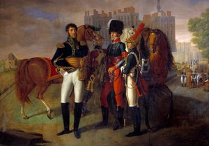 Portret van La Ronciere, commandant van de cavalerieschool van Saint Germain