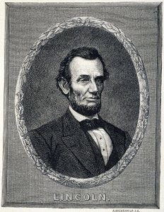 Portret van Abraham Lincoln (1809-1865), president van de Verenigde Staten van Amerika
