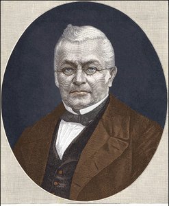 Portret van Adolphe Thiers (1797-1877) - kleurenafdruk