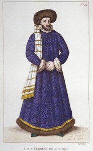 Portret van Alain Fergent (1060-1115), Hertog van Bretagne