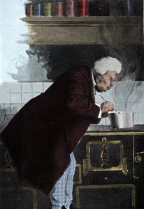 Portret van Alexandre Dumas père in de ovens. door Unknown artist