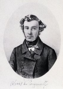 Portret van Alexis de Tocqueville door Unknown artist