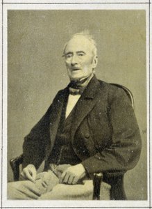 Portret van Alphonse de Lamartine in 1867