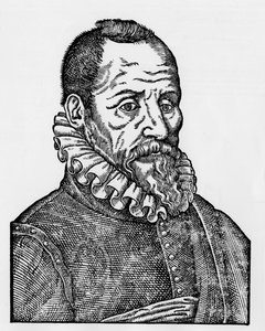 Portret van Ambroise Paré (1509-1590), Franse chirurg.