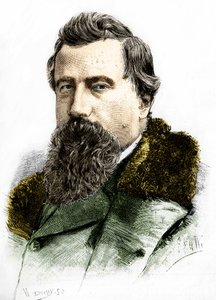 Portret van Amilcare Ponchielli (1834 - 1886) Italiaanse componist.