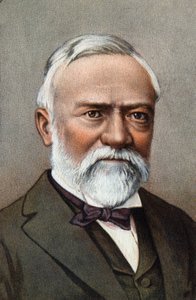 Portret van Andrew Carnegie .